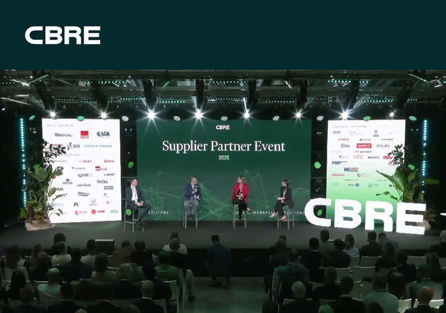 EAE Gold Sponsor at the CBRE Italia Supplier Partner Event
