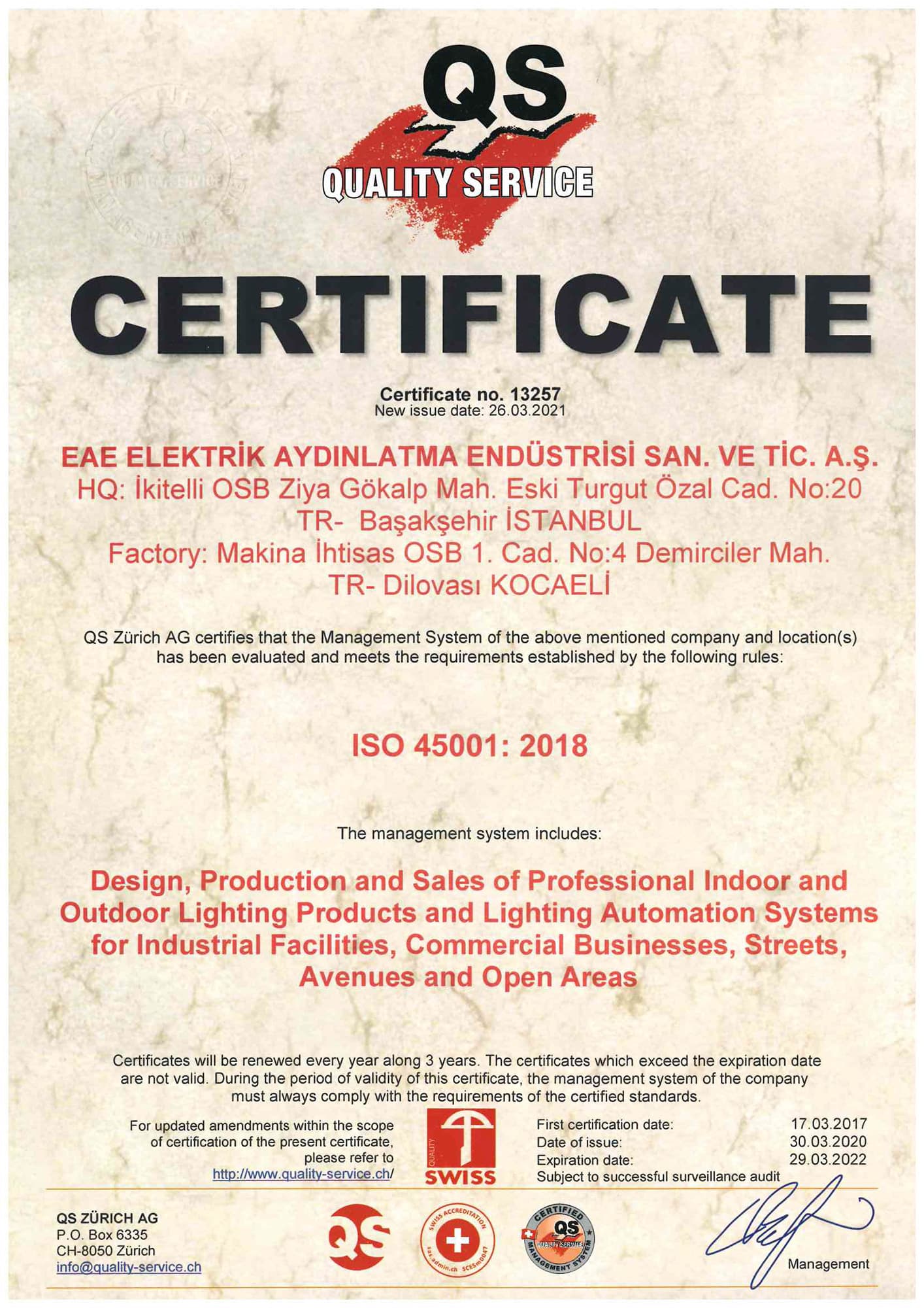 ISO 45001:2021